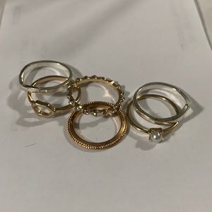 6 piece ring set